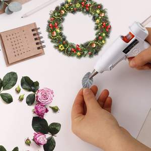 สีฟ้า 20W มินิปืนกาวร้อนชุดสําหรับโรงเรียนหัตถกรรม DIY ศิลปะซ่อมบ้าน Hot-Melt กาวสเปรย์ปืน - Product Image 6