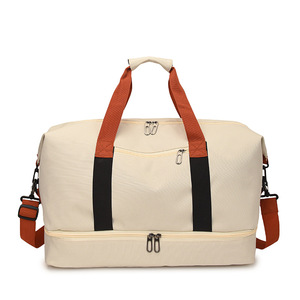 Large Capacity Waterproof <b>Duffel</b> <b>Bag</b> for Travel and Gym with Durable Fabric Multiple Pockets Adjustable Shoulder Strap - Product Image 2