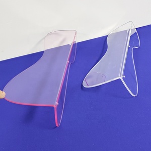 Treo Tường Acrylic Cuốn Sách Hiển Thị Kệ Acrylic Slatwall Trang Trí Kệ Cho Nhà Nhựa Tường Kệ - Product Image 6