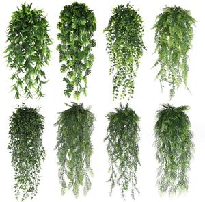 Plantes Suspendues Artificielles en Rotin, 5 Branches, Feuillage de Lierre, Vignes Décoratives en Plastique pour Extérieur - Product Image 1