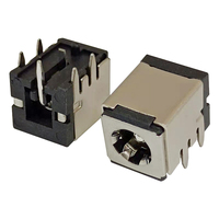 Adaptateur de prise d'alimentation CC 2,1 mm 5,5 mm à 2/3/4/5 broches, connecteur droit pour PCB