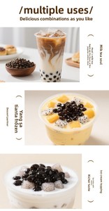 ไข่มุกบราวน์ชูการ์สำเร็จรูป, ลูกบัวเผือก, เยลลี่มะ<span class=keywords><strong>พร้าว</strong></span> และสาคู สำหรับชานมไข่มุก ใช้ได้ทั้งที่บ้านและร้านค้า - Product Image 6