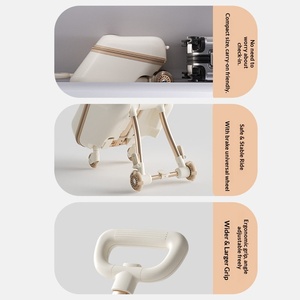 Maleta <span class=keywords><strong>de</strong></span> Viaje Multifuncional <span class=keywords><strong>para</strong></span> Niños, Carrito <span class=keywords><strong>de</strong></span> Bebé con Ruedas, Diseño <span class=keywords><strong>de</strong></span> Dibujos Animados - Product Image 4