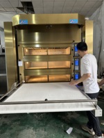 Horno de cubierta europeo eléctrico popular al por mayor industria comercial de una sola capa multicapa horno de cubierta personalizado con cargador