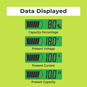 Monitor de Batería Inteligente con Pantalla LCD, EJ-FG05 150A, Reemplazo de Coulómetro para Medidor de Voltaje - Product Image 3