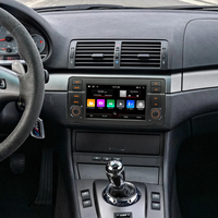 Système de navigation GPS pour voiture avec écran 7 pouces, Carplay, Android Auto, WiFi, Bluetooth, autoradio Android pour BMW E46