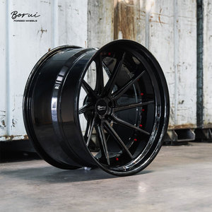 Jantes en fibre de carbone forgées 6061 T6 2 pièces personnalisées, adaptées pour Mustang, BMW M3, Nissan GTR, <span class=keywords><strong>Chevrolet</strong></span> Corvette C6 C8 Z06 - Product Image 1