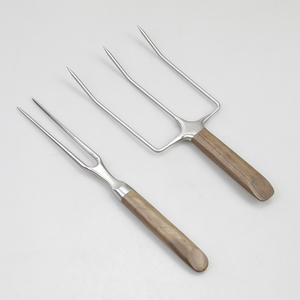 Thép không gỉ BBQ ngã ba đặt phụ kiện nướng thịt ngã ba gà ngã ba - Product Image 1