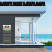 Système de stockage d'énergie domestique empilable 51,2V 100Ah 200Ah, batterie LiFePO4, protection IP65, 60KW 100KW