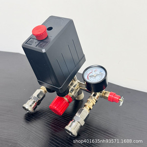 Interruptor de control de presión para compresor de aire ZY con manómetros y regulador para uso industrial - Product Image 2