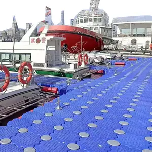 Grosir Plastik Hdpe Harga Murah Platform Pontoon Modular Dermaga Apung untuk Kapal Jet Ski