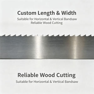 Premium Carbon Steel Band Saw Blade: Durable <b>Cutting</b> for Hardwood, Softwood, Timber & Woodworking Projects - Product Image 1