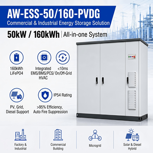 50Hz 60Hz Support 50kW 160kWh <b>Energy</b> <b>Storage</b> <b>System</b> Air Cooled Commercial Battery Pack IP54 Ready - Product Image 4