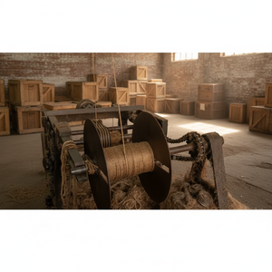 Cuerda de yute pretratada, duradera, respetuosa con el medio ambiente, para embalaje industrial, construcción de envío y uso general - Product Image 1