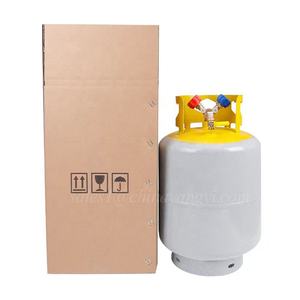Cylindres de récupération de réfrigérant pour climatisation, réservoir de <span class=keywords><strong>gaz</strong></span> vide rechargeable, 12L 14L 50L 60L avec vanne en Y pour <span class=keywords><strong>R32</strong></span> R1234YF R410A R134a - Product Image 4