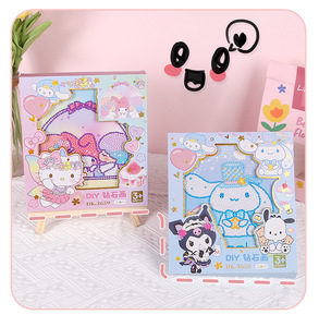 Pegatinas de dibujos animados hechas a mano con diamantes, 20x20cm - Product Image 6