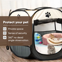 Cage pour animaux de compagnie moderne et personnalisable, imperméable, pliable, parc pour chiens et chats, clôture portable, chenil, tente rectangulaire en Oxford pour animaux de compagnie