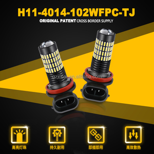 Jiachi xe đèn sương mù 4014 102-smd <span class=keywords><strong>H11</strong></span> H8 H9 LED Đèn trắng sương mù lái xe bóng đèn DC 12V siêu sáng phổ phụ kiện ô tô - Product Image 2