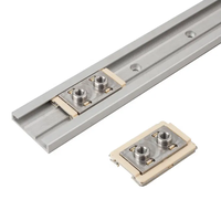 Glissière linéaire en aluminium de haute qualité IGUS 17 mm 27 mm Rail de guidage linéaire avec bloc de glissière en plastique