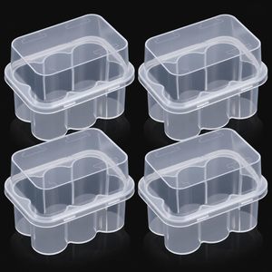 Boîte de 4 flacons de 3 ml pour peptides, conteneur transparent pour poudre lyophilisée, support pour 4 flacons de 3 ml, boîte de rangement en plastique pour vaccins - Product Image 6