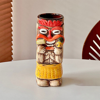 Mug Tiki Tropical Créatif en Céramique Hawaïenne pour Cocktails Zombie – Idéal pour Bars, Fêtes, Restaurants, Hôtels – Vente en Gros, Logo Personnalisé, Cadeau