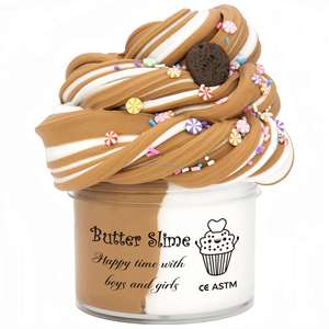 Merrycoo <b>Slime</b> Suppliers Hot Selling <b>Playdough</b> Crystal Clear Gradient Transparent Crystal Mud Non-Stick Fluffy <b>Slime</b> for Ages - Product Image 3