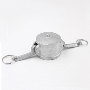 Stainless Steel Dc Type <b>Quick</b> <b>Connector</b> Female Plug Cap Clamp Style Joint Dn 15 - Product Image 1