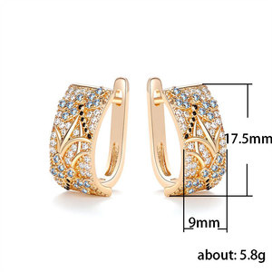 Orecchini a Cerchio a Forma di Libellula per Donne, Gioielli Scintillanti a Forma di Insetto, Accessori Moda Quotidiana - Product Image 5