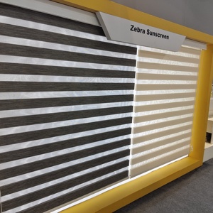 Hometextile 30% Polyester + 70% PVC Flame Retardant Window 3% Openness Blackout <b>Sunscreen</b> Roller Blinds Curtain Fabric - Product Image 6