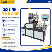 Machine de co-extrusion de films moulés en laboratoire ZS-432 avec contrôle PLC pour l'enseignement, la R&D et la production pilote
