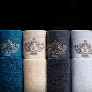 Logo personnalisé tissage jacquard hôtel Fitness serviettes brodées natation serviettes de bain pur blanc hôtel serviette de bain ensemble - Product Image 3