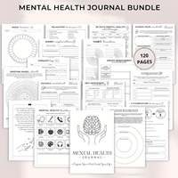 Journal de bien-être spirituel personnalisé, couverture rigide imperméable, affirmations positives, guide de santé mentale, cahier de relaxation pour adultes