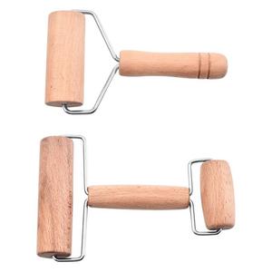 Beechwood <b>Rolling</b> <b>Pin</b> Double-Ended Solid Wood Non-Stick For Dough Pastry Baking Kitchen Tool - Product Image 1
