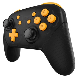 EXtremeRate Caution Yellow Repair ABXY D-pad ZR ZL L R Keys DIY Replacement Full Set Buttons for Nintendo Switch Pro Controller - Product Image 4