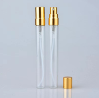Flacon pulvérisateur vide en verre transparent pour échantillons de parfum, atomiseur de test d'huile, emballage cosmétique fantaisie en gros, rond, 2 ml, 3 ml, 5 ml, 10 ml