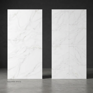 Baldosas de porcelana Kashmir White de cuerpo completo de 1200x2400 mm para pisos de lujo y paredes interiores - Product Image 1