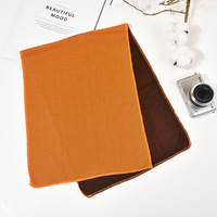 FF4243 Serviette de sport personnalisée pour le fitness, le yoga, l'entraînement et la course avec bouteille en plastique, serviette souple et respirante pour le refroidissement de la glace
