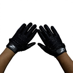 ถุงมือฟุตบอลอเมริกันแบบมีคริสตัลประดับ รุ่น Sportswear ปี 2026  ฝ่ามือเหนียวพิเศษ ระบายอากาศได้ดี นิ้วเต็มรูปแบบ น้ำหนักเบา พร้อมแถบตีนตุ๊กแก - Product Image 1