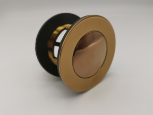 Innada ND204-MB वॉटरमार्क Clic Clac बेसिन नीचे धक्का पॉप अप अपशिष्ट, मैट काले परिष्करण बाथरूम सिंक अपशिष्ट अतिप्रवाह के साथ नाली - Product Image 5