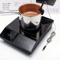 Cuisinière à induction avec réglage précis de la température, norme européenne, contrôle thermique