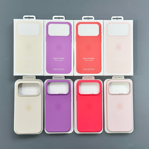 VAWI S080 Étui magnétique classique en silicone liquide de haute qualité, <span class=keywords><strong>coque</strong></span> de luxe animée en silicone magnétique pour <span class=keywords><strong>iPhone</strong></span> 17 Pro Max - Product Image 1