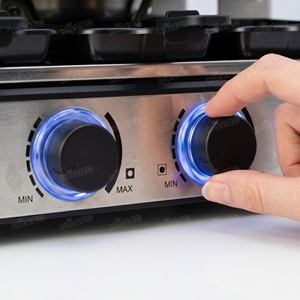 Grill électrique multifonction 3 en <span class=keywords><strong>1</strong></span> à double bouton pour 8 personnes avec ensemble de fondue au fromage et au chocolat - Product Image 3