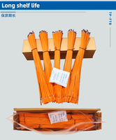 Allumeur électrique 30 cm pour feux d'artifice - Système de tir pyrotechnique à effet d'étincelle avec télécommande, fil de mèche pour spectacles scéniques, CE Orange Haute Qualité