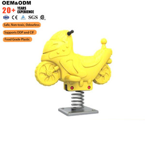 Kuda Goyang Logam Luar Ruangan Berkualitas Tinggi dengan Pegas, Cocok untuk Taman Bermain, Pusat Perbelanjaan, dan Taman Kanak-Kanak - Product Image 5