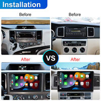 Radio para Auto con Pantalla de 10 Pulgadas, GPS, Amplificador DSP, Transmisor FM, Reproductor de CD, Android 13 5G 2K, Reproductor MP4/YouTube/MP5, Cámara de Reversa