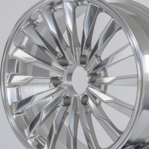 Rueda Monobloque Forjada de Alta Calidad con Acabado Pulido, Multirradio 22*12 para BMW X5 X6 M3 M4 <span class=keywords><strong>M5</strong></span> para <span class=keywords><strong>Audi</strong></span> RS3 RS4, Reemplazo de Ruedas Cromadas - Product Image 3