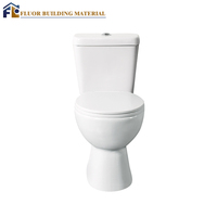 Vente en gros usine – WC en céramique deux pièces à poser au sol, norme CE européenne, pour salle de bain