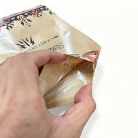 Sacs d'emballage personnalisés pour biscuits/gaufres, 100 pièces, qualité alimentaire, MOPP/VMPET/PE, à fermeture éclair, thermoscellables, imprimés en gravure, avec logo sur mesure, vente en gros