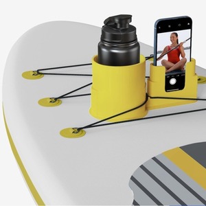 Chubbypapa Porte-gobelet 2-en-1 léger en matériau PP <span class=keywords><strong>avec</strong></span> support de téléphone pour planches à pagaie, planches de surf, kayaks, bateaux - Product Image 2