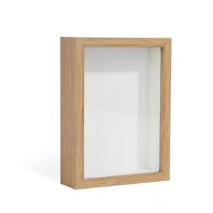 <span class=keywords><strong>Cornice</strong></span> Portafoto 3D Rettangolare in MDF con Fiori Secchi Intarsiati, Fatta a Mano, Creativa, Espositore Decorativo Fai-da-te - Product Image 5